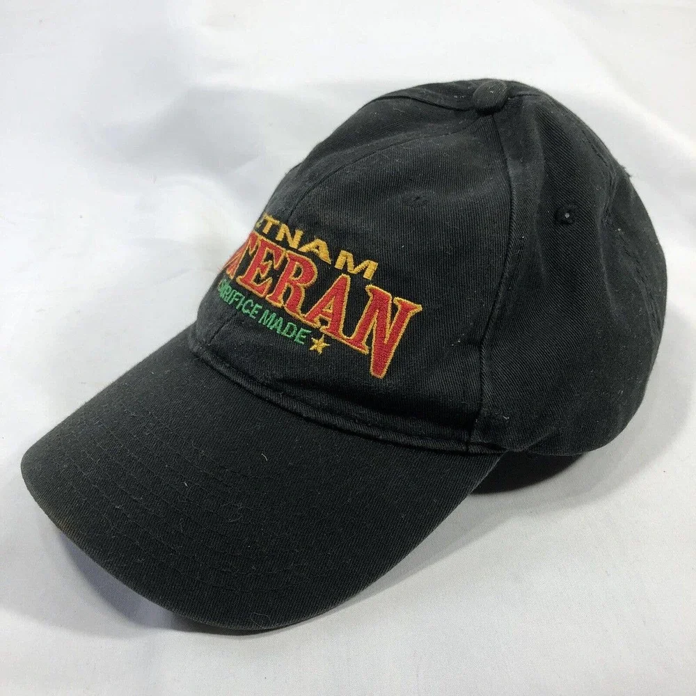 Vietnam Veteran Sacrifice Made Hat Cap by Bayside USA Made One Size Fits Most OS